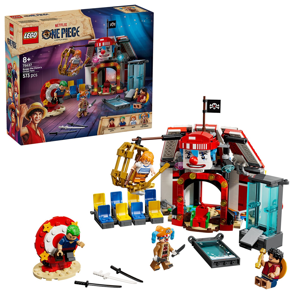 LEGO ONE PIECE Buggy the Clown’s Circus Tent 75637