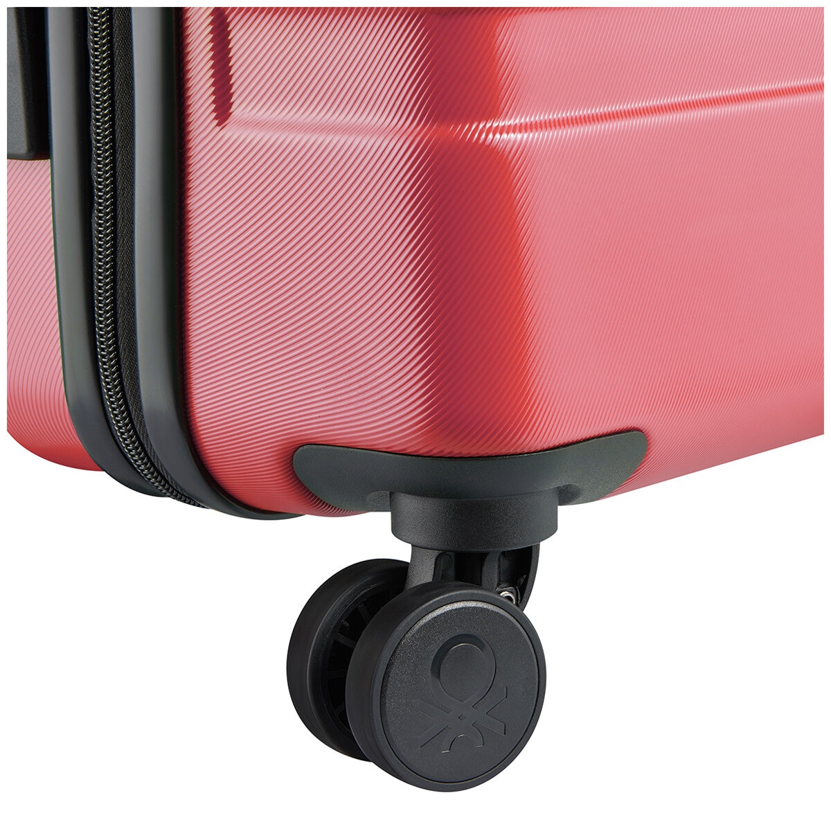Delsey Benetton 3 Piece Luggage Set Red