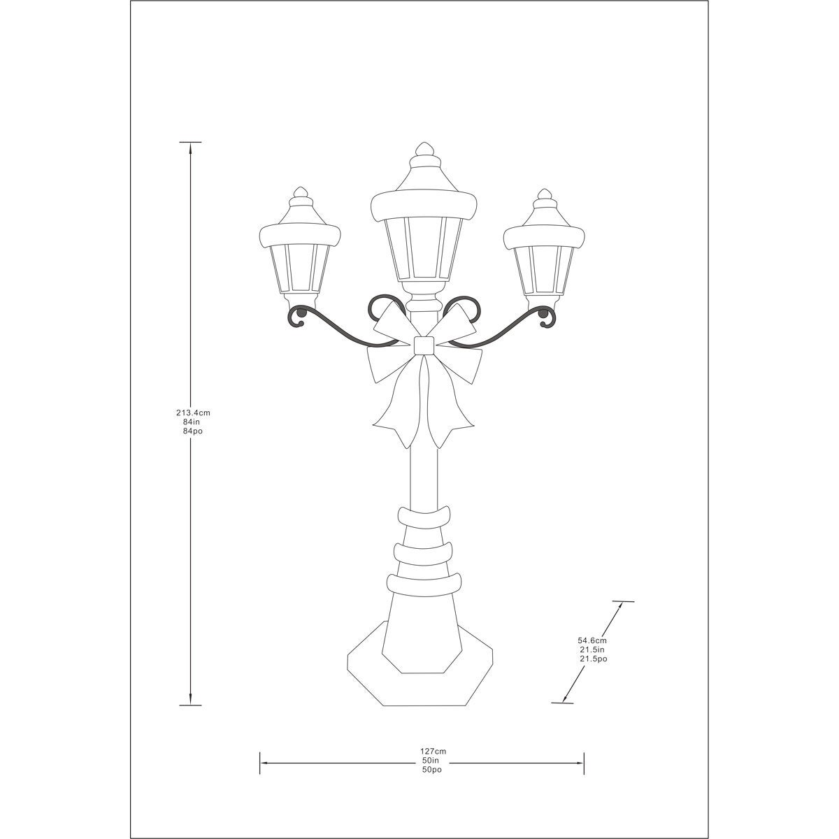 LED 84 Inch Lamp Post LED 84 Inch Lamp Post