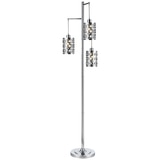 Bridgeport Designs Hampton 3 Light Floor Lamp Chrome