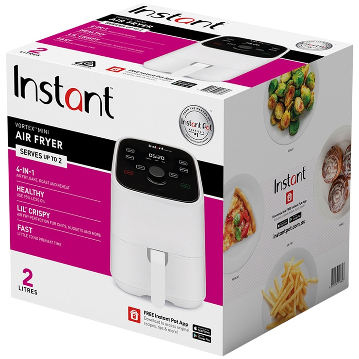 Instant Vortex Mini Air Fryer 2L White Costco Australia