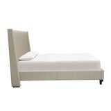 Moran Aristocrat King Bedhead with Encasement and Slatted Base Husk Barley