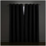 Piper Blackout Curtain Window Panel 2 Pack Denim Blue