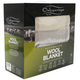 Onkaparinga Australian Wool Blanket Queen Grey Natural