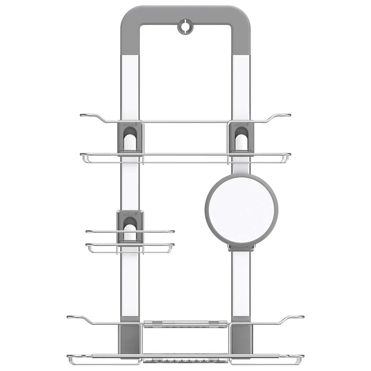 Artika Trent Hanging Shower Caddy Light Grey