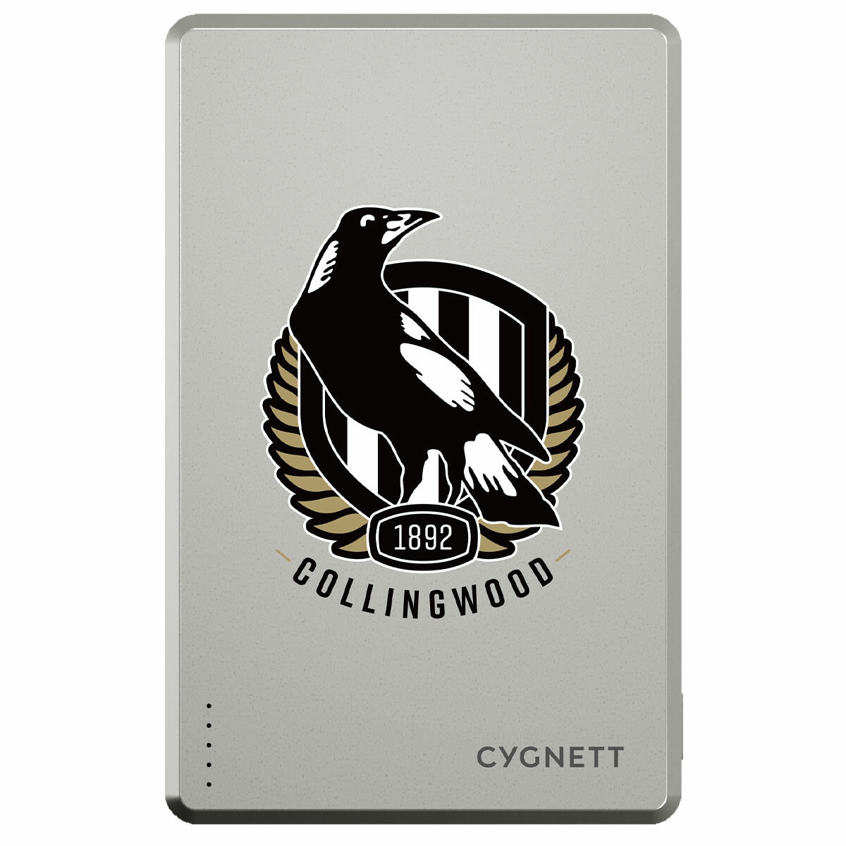 Cygnett 5k Slim Mag Power Bank - Collingwood Magpies CY5362PBCHE
