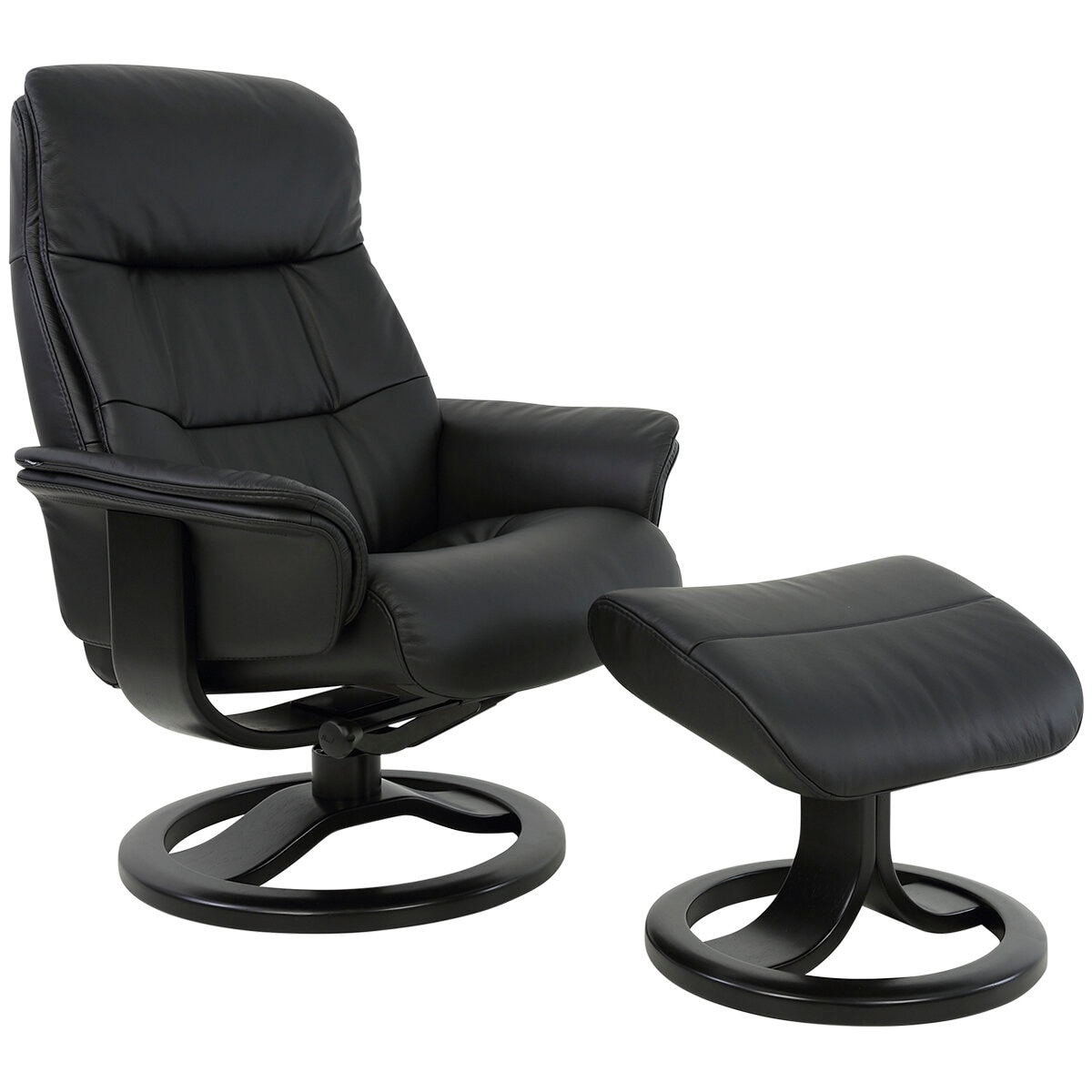Moran Fjords Anne R-Base Large Chair + Ottoman