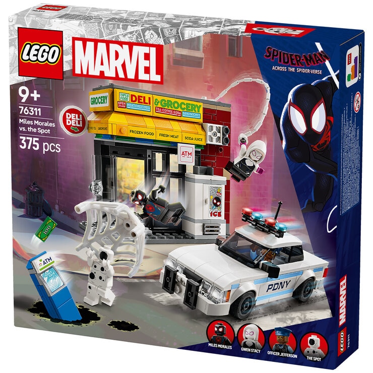 LEGO Marvel Spider-Verse Miles Morales vs The Spot 76311