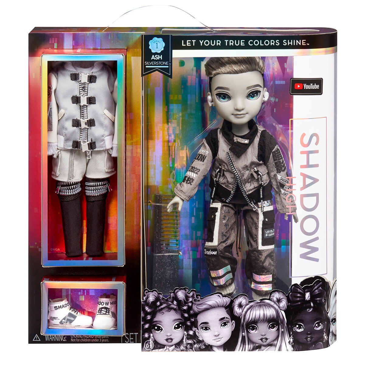 Rainbow High Shadow High Dolls Ash Silverstone