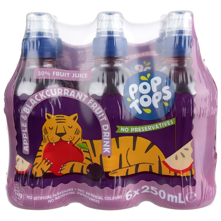 PopTops Blackcurrent 24x250ml PopTops Blackcurrent 24x250ml