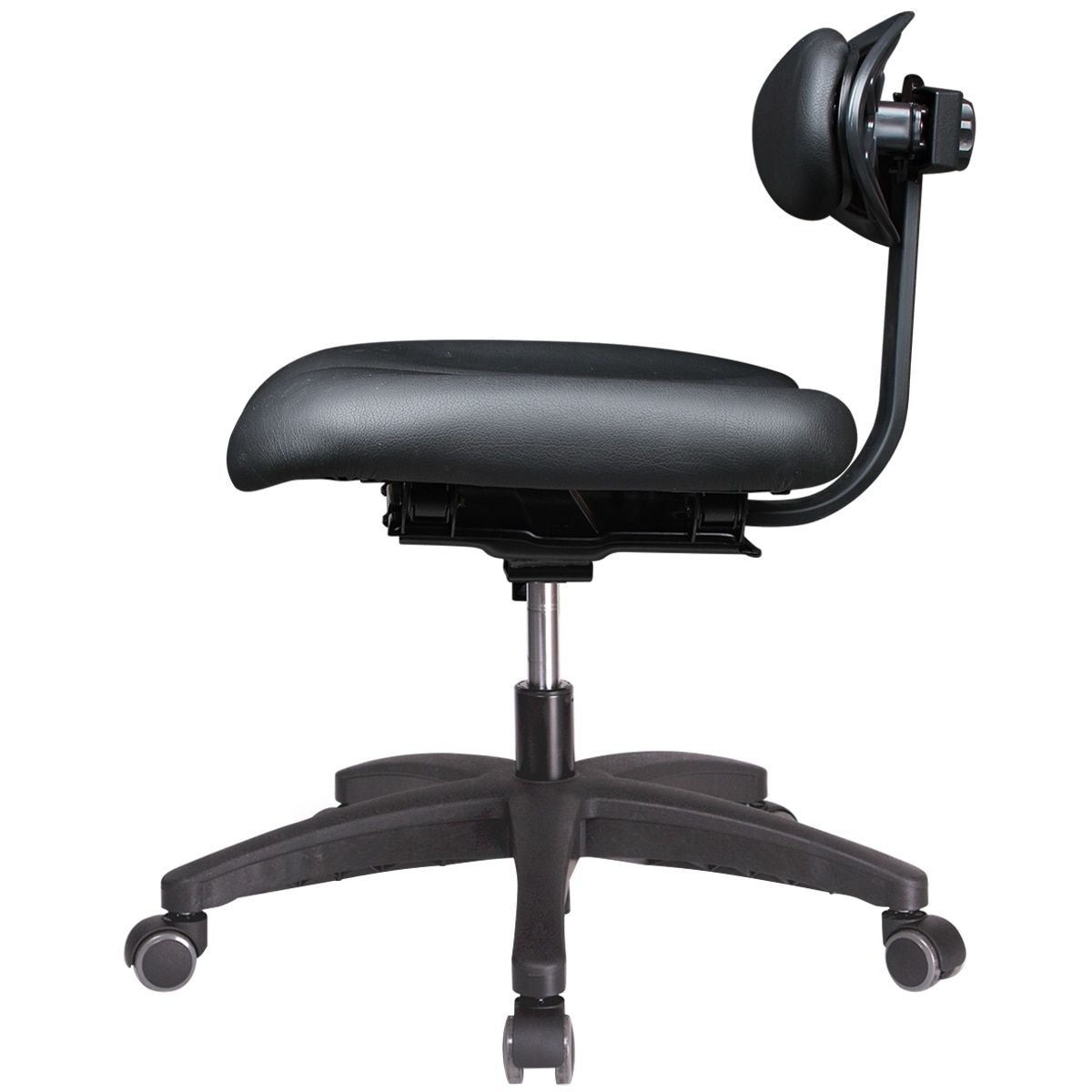 Hara Chair D Type Office Chair - Black