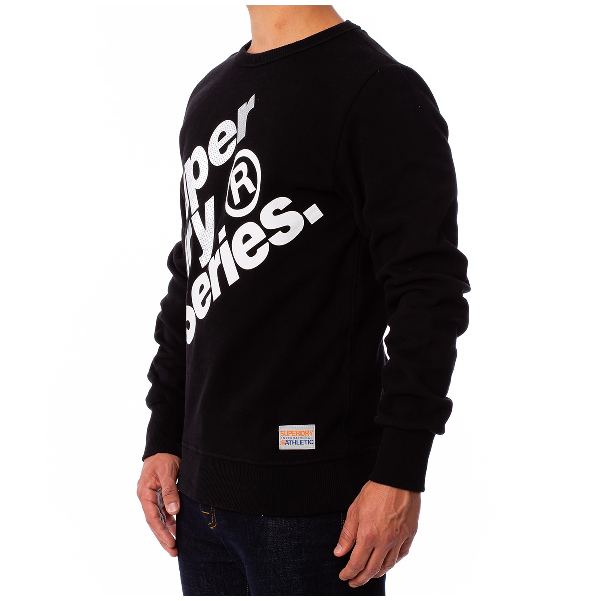 Superdry LS Tee - Crew - Black