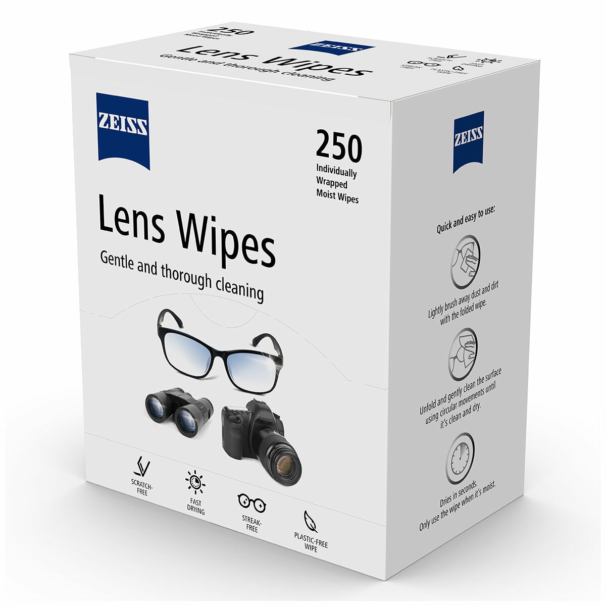 ZEISS Lens Wipes 250 Pack