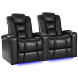 Valencia Theater Seating Venice 2 Seater Recliner Black