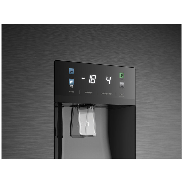 Westinghouse 619L Side by Side Fridge Black WSE6240BB Westinghouse 619L Side by Side Fridge Black WSE6240BB