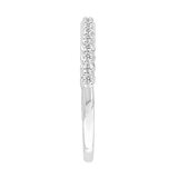18KT White Gold 0.23ctw Diamond Prong Set Band Ring/