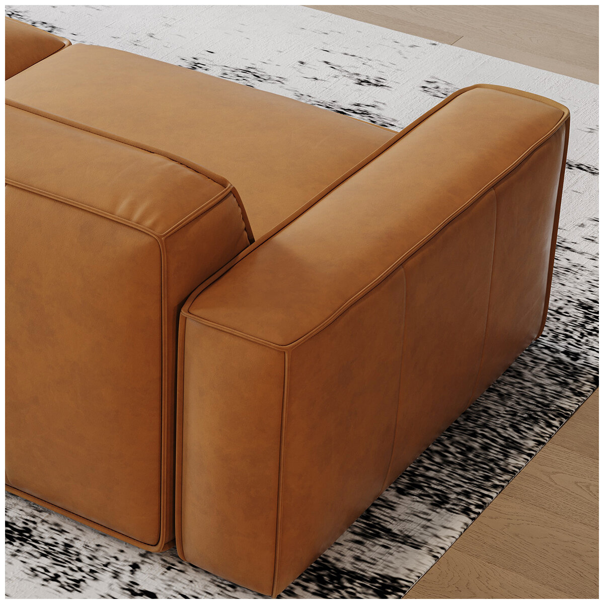 Valencia Montana Leather modular Sofa