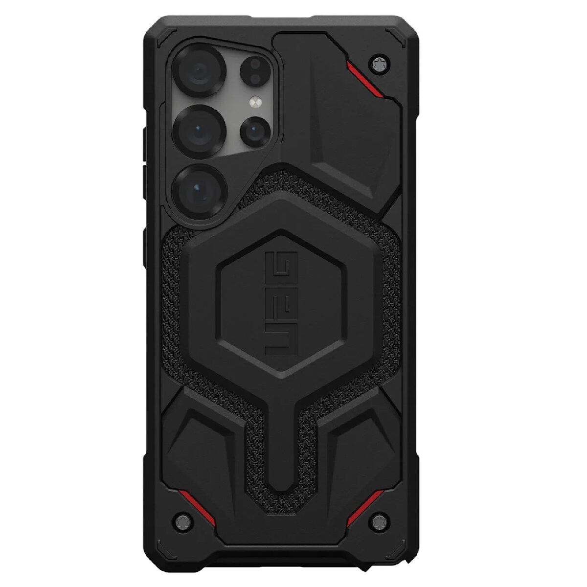 UAG Monarch Pro Samsung Galaxy S25 Ultra 5G Rugged Case Kevlar Black MPA-USGS25UMPKCBLK