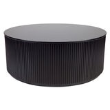 Cafe Lighting Nomad Round Coffee Table, Black