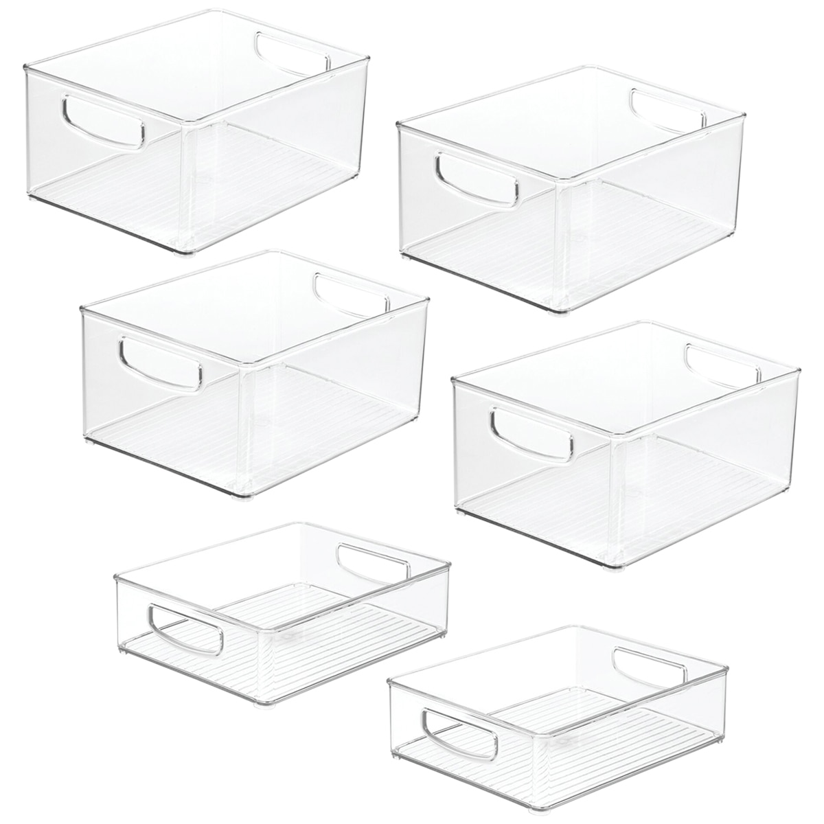 iDesign Linus Pantry Storage Bin Set 6pc Costco Australia