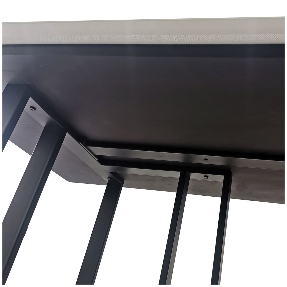 Moran Copenhagen 2.4M Black and Gold Dining Table