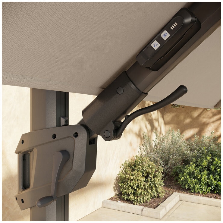 Atleisure Solar LED Cantilever Umbrella