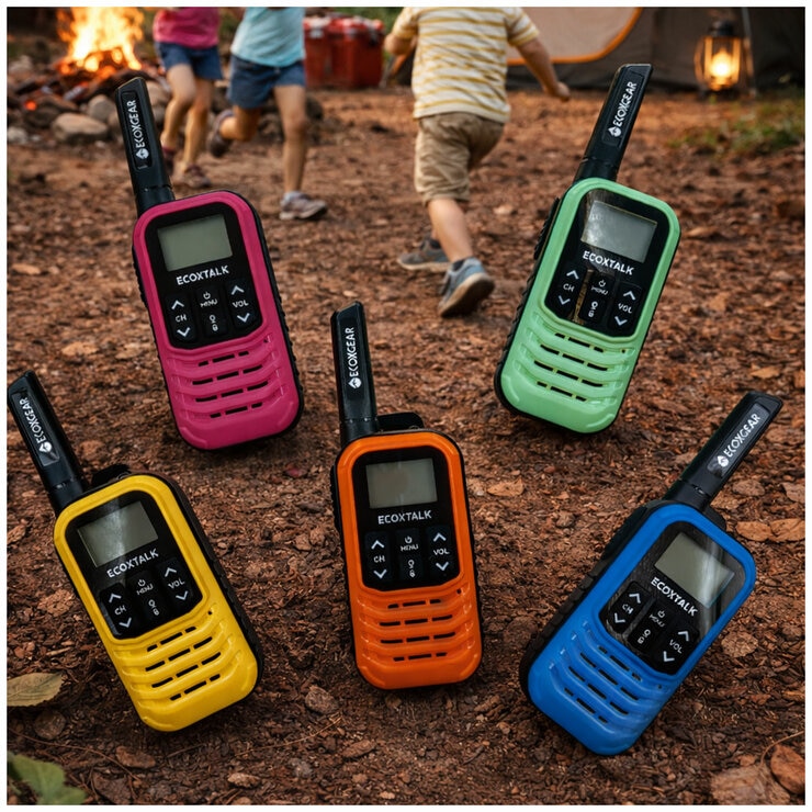 ECOXGEAR Handheld Radio Walkie Talkie 5 Pack EXG50-5PKCT2026