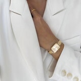 Daniel Wellington Quadro Unitone Gold Dial Women's Watch DW00100485 Daniel Wellington Quadro Unitone Gold Dial Women's Watch DW00100485