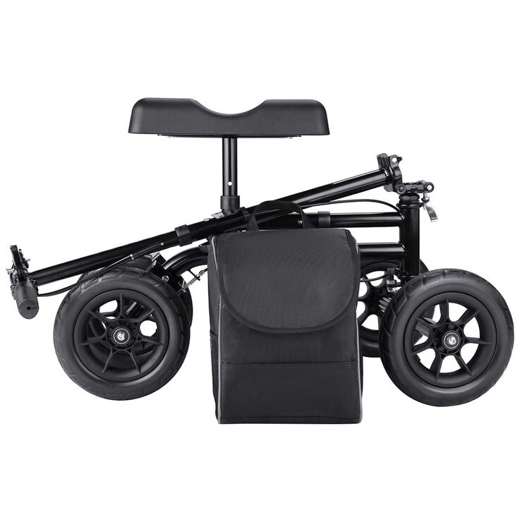 Altus Knee Walker Scooter All Terrain 10 Inch Wheel Black