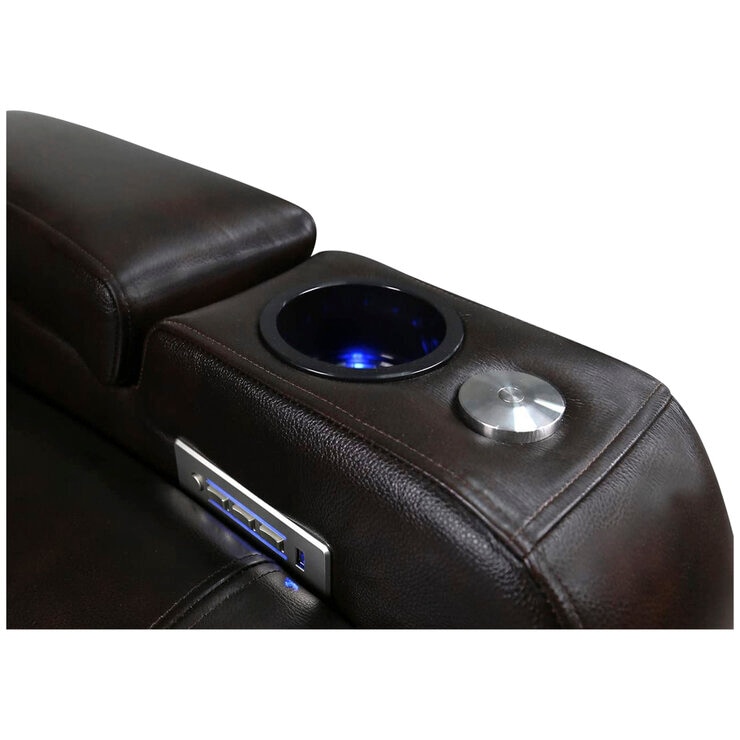 Valencia Home Theatre Tuscany Edition 3 Seater Dark Chocolate