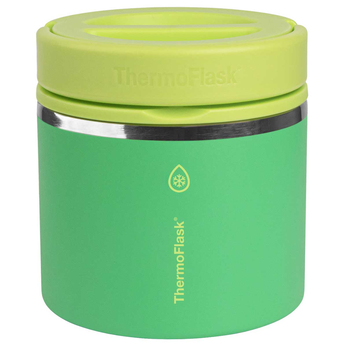 ThermoFlask 590ml Insulated Food Jar 2 Pack Green And Red