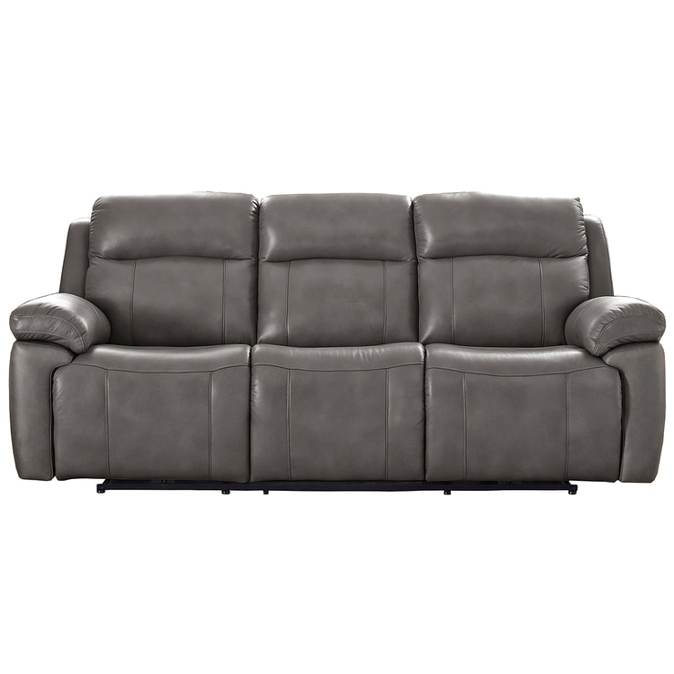 Prospera Home Atticus Leather Sofa Grey Costco Australia
