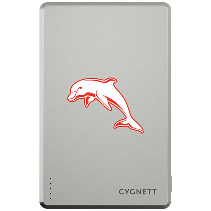 Cygnett NRL 5k Mag Power Bank - Dolphins CY5826PBCHE Cygnett NRL 5k Mag Power Bank - Dolphins CY5826PBCHE