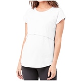 Ripe Maternity - Women's Nursing Tee - White