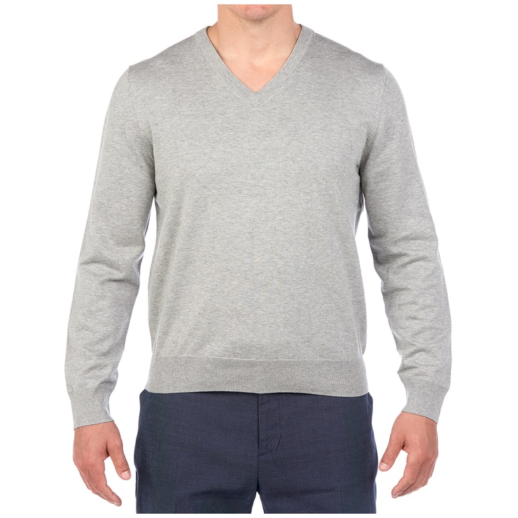 Brooks Brothers Men's Merino Sweater Heather Grey | Costco Australia