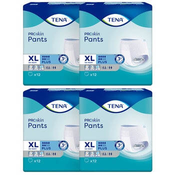 TENA ProSkin Pants Plus X-Large 48 Pack