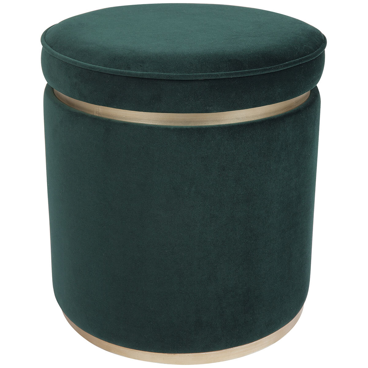Cafe Lighting Totti Storage Stool Forest Green