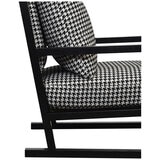 Moran Ohio Accent Chair Warwick Airlie Ebony Fabric