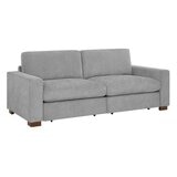 Henredon Fabric Sofa with 2 Power Footrests