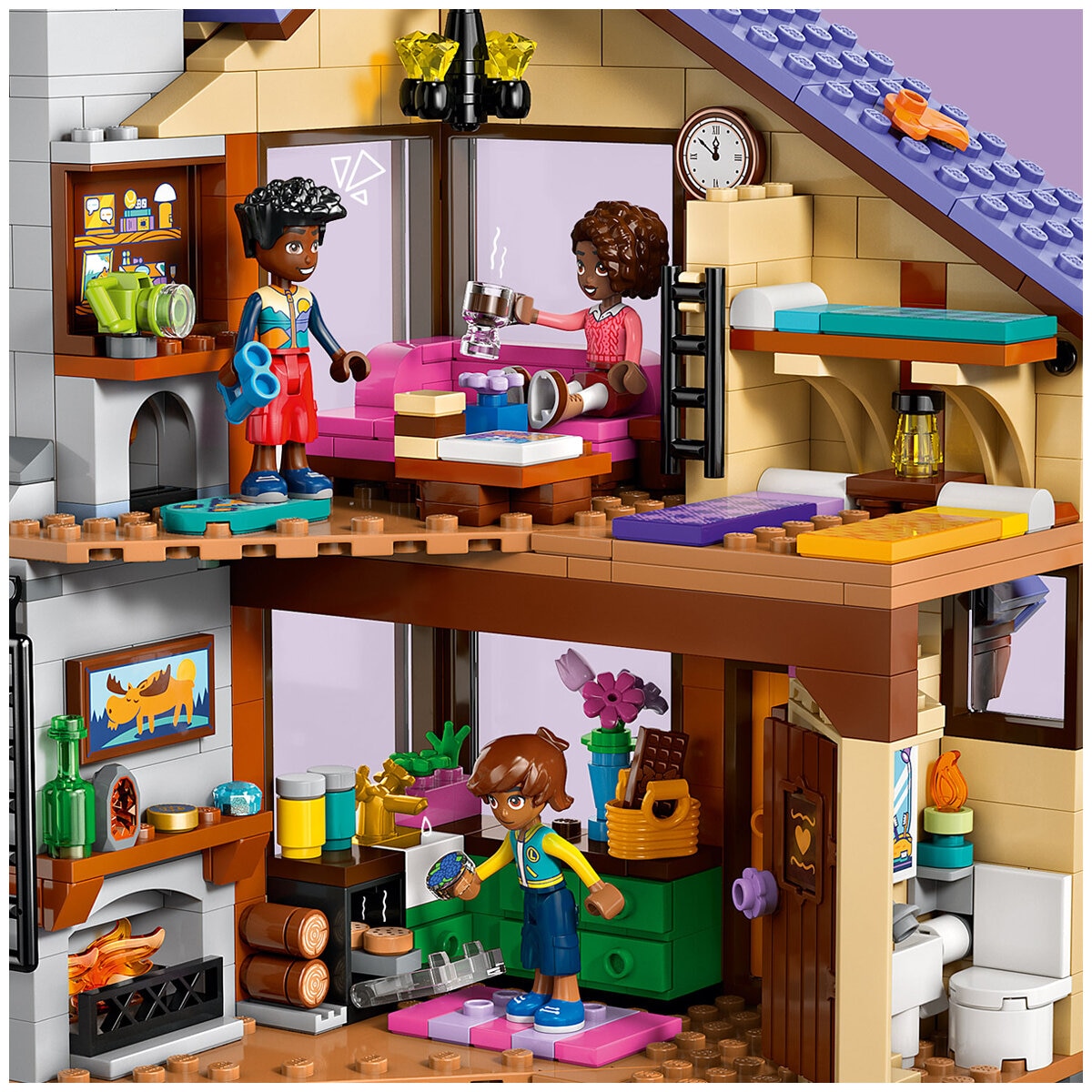 LEGO Friends Cozy Fall Forest Cabin Building Set 42705 LEGO Friends Cozy Fall Forest Cabin Building Set 42705