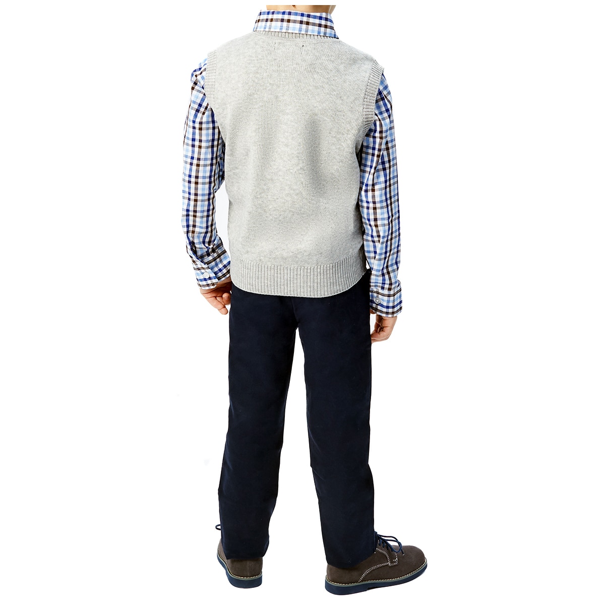 Andy & Evan 2pc Boys Set Jumper - Blue/Grey