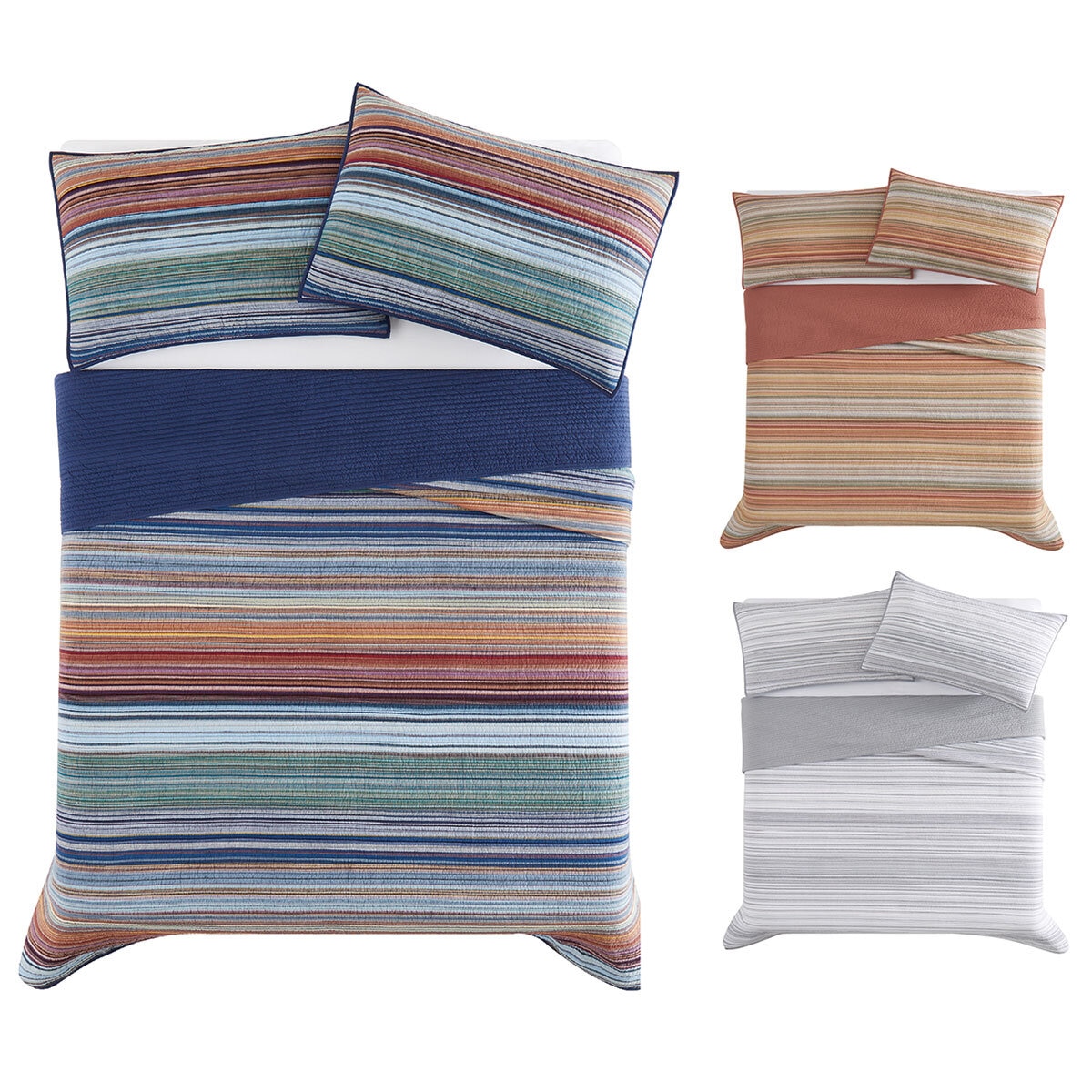 Retro Chic Quilt Set King 3 Piece