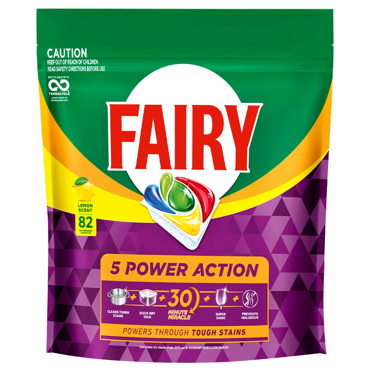 Fairy 5 Power Action Diswashing Capsules 82 Count Fairy 5 Power Action Diswashing Capsules 82 Count