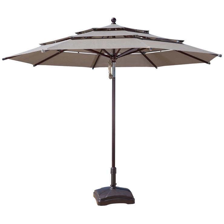Proshade Aluminium Market Umbrella 3.36m WoodLook Costco Australia
