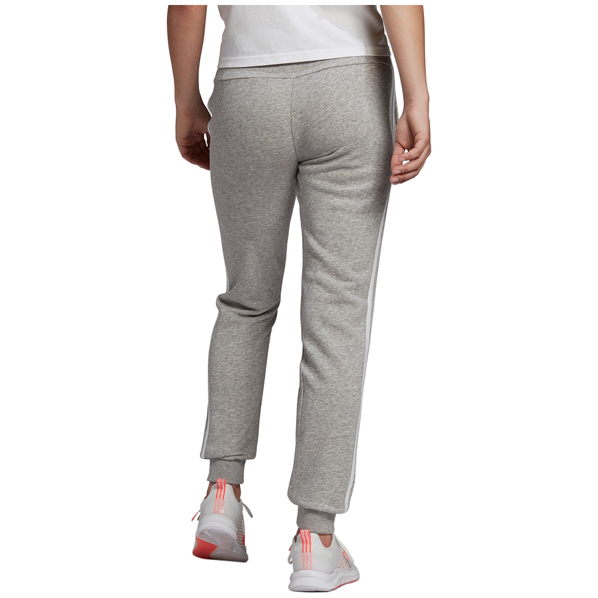 Adidas Women's Fleece Pant Grey/White