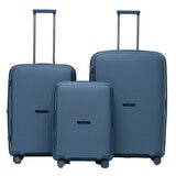 Tosca Bel-Air 3 Piece Luggage Set Blue