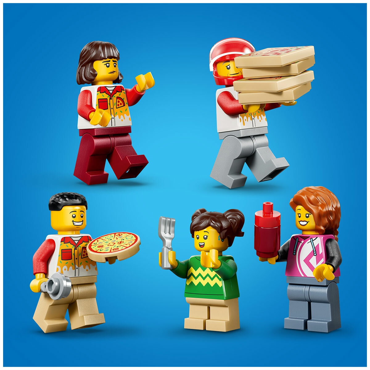 LEGO City Pizza Delivery Experience with Vehicles 60496