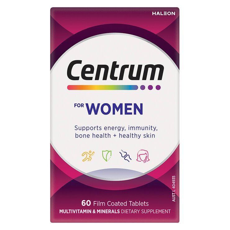 Centrum Women Multivitamin 2 x 60 Tablets