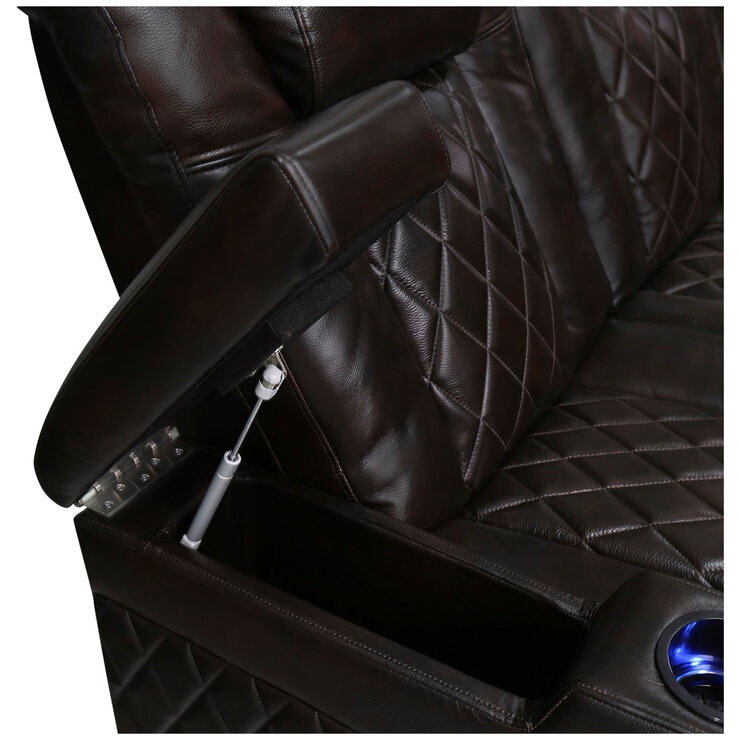 Valencia Home Theatre Tuscany Edition 5 Seater Dark Chocolate