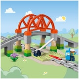 LEGO DUPLO Town Train Bridge and Tracks Expansion Set 10426